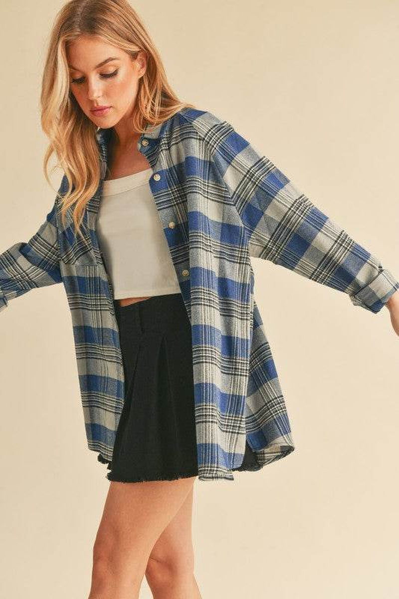 Jocia Plaid Flannel Shirt