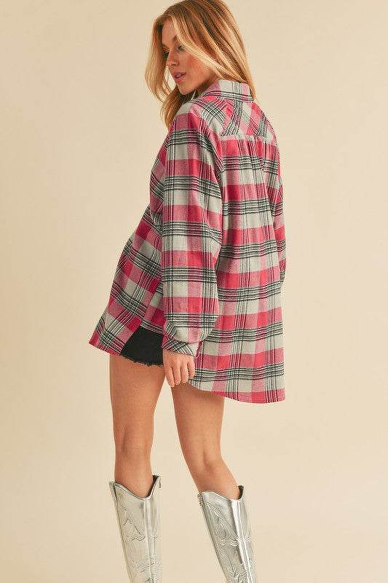 Jocia Plaid Flannel Shirt