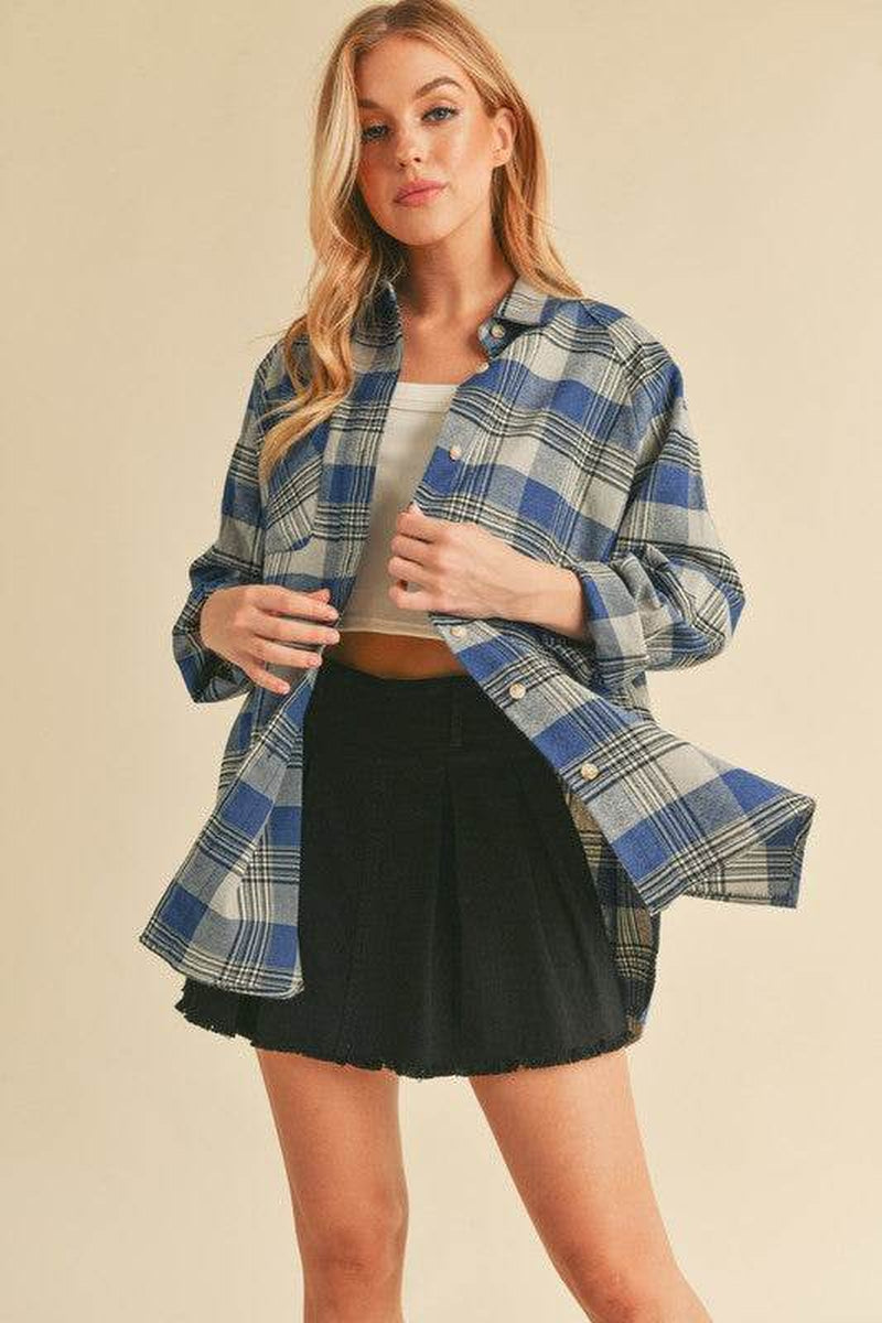 Jocia Plaid Flannel Shirt