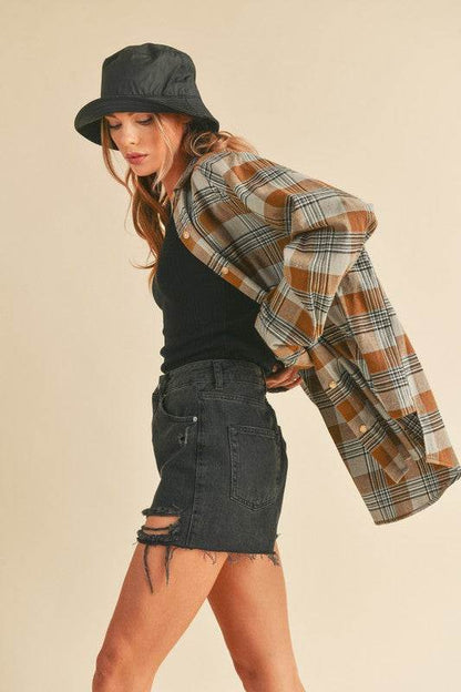 Jocia Plaid Flannel Shirt